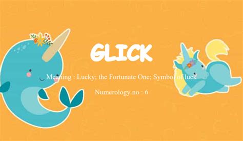 gleck meaning in english.